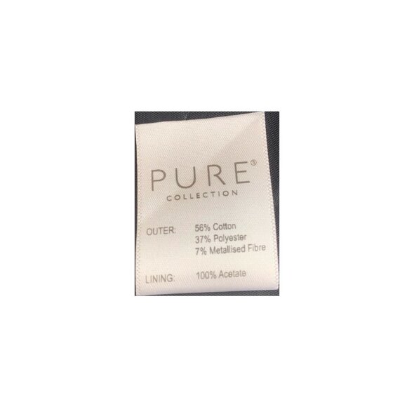Pure Collection Metallic Pencil Midi Skirt US8/10 UK14 Party Evening Holiday - Picture 6 of 10